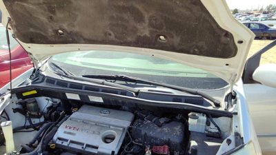 04-10 Toyota Sienna Pair Of Hood Hinges Right Left Set Assembly Oem White 071