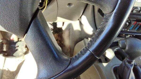 2003 Chevy Trail Blazer Steering Wheel OEM Gray 95D 15768325 — photo 4