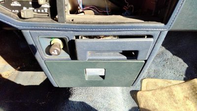 1985-1986 Toyota Camry Ash Tray Assembly Oem Slide Out Dash Blue