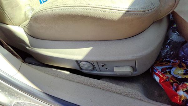 1998-2004 Audi A6 Passenger Right Side Power Seat Switch With Trim Panel Oem Tan — photo 1