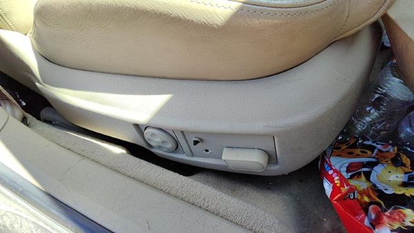 1998-2004 Audi A6 Passenger Right Side Power Seat Switch With Trim Panel Oem Tan — photo 2