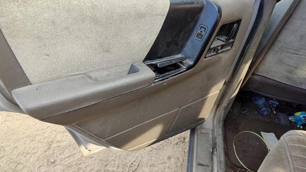 94 Jeep Grand Cherokee Driver Left Rear Door Trim Panel With Switches Back Gray — photo 5