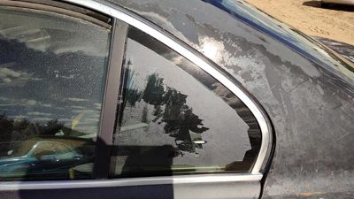 1997-2002 Bmw 540I Driver Left Rear Vent Window Back Door Glass With Frame Oem