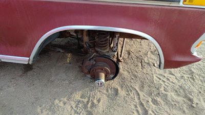 1978-1979 Ford F150 Passenger Right Front Wheel Flare Moulding Oem Fender