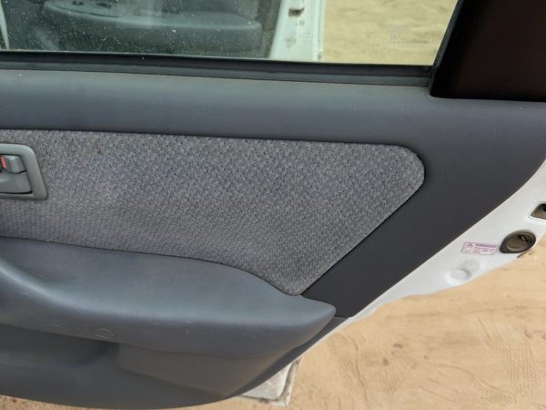 00-01 Camry Passenger Right Rear Door Trim Panel With Switches Le V6 Gray Fb19 — photo 3