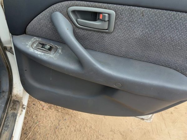 00-01 Camry Passenger Right Rear Door Trim Panel With Switches Le V6 Gray Fb19 — photo 7