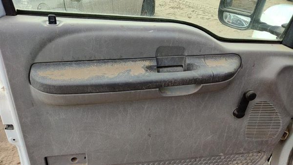 99-01 F250 Super Duty Driver Left Front Door Trim Panel With Master Switch Gray — photo 2