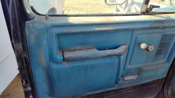 1980-1986 Ford F150 Driver Left Front Door Trim Panel Manual Windows Oem Blue — photo 3