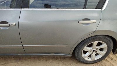2007 Nissan Altima Rear Door LH Gray W40