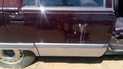 1993 Cadillac Fleetwood Rear Door RH Maroon