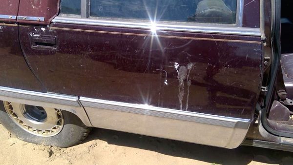 1993 Cadillac Fleetwood Rear Door RH Maroon — photo 3