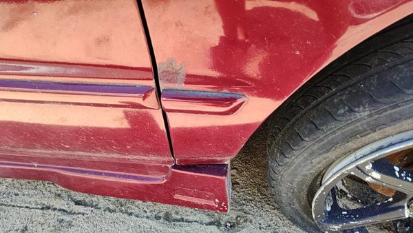 1994-1997 Honda Accord Passenger Right Moulding From Fender Oem Trim Strip Red — photo 2