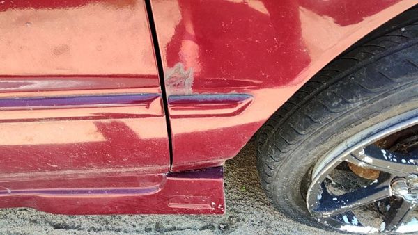 1994-1997 Honda Accord Passenger Right Moulding From Fender Oem Trim Strip Red — photo 4