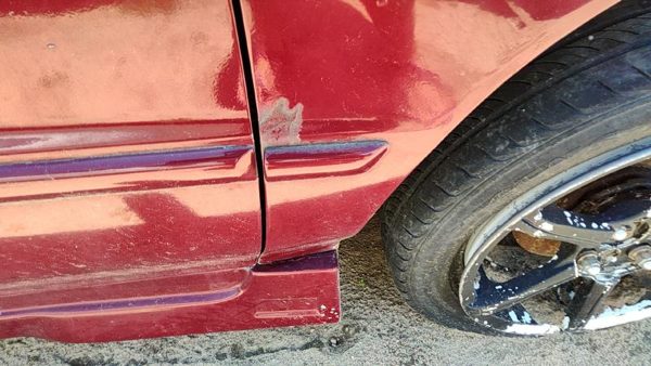 1994-1997 Honda Accord Passenger Right Moulding From Fender Oem Trim Strip Red — photo 5