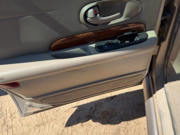 00-03 Lesabre Driver Left Rear Door Trim Panel With Switches Neutral Taupe 56B — photo 2