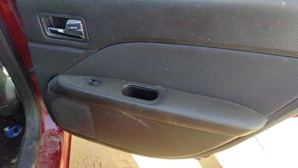 10-12 Fusion Passenger Right Rear Door Trim Panel With Switches Back Black Dw — photo 5