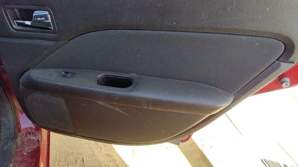 10-12 Fusion Passenger Right Rear Door Trim Panel With Switches Back Black Dw — photo 6