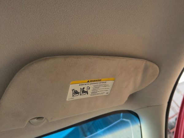 06-09 Pt Cruiser Passenger Right Sun Visor Without Illumination Mirror Gray D7Dv — photo 3