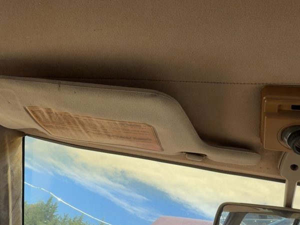 1985-1987 Nissan Maxima Driver Left Sun Visor Oem 4Dr Sedan Gray — photo 1
