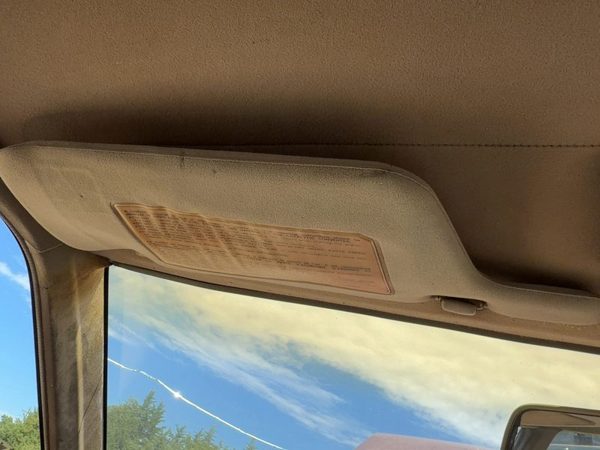 1985-1987 Nissan Maxima Driver Left Sun Visor Oem 4Dr Sedan Gray — photo 5