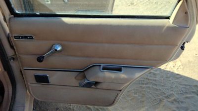 84-87 Ford Tempo Passenger Right Rear Door Trim Panel Manual Windows Back Tan