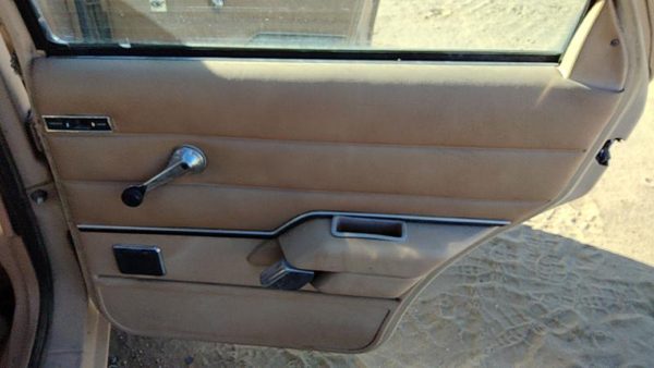 84-87 Ford Tempo Passenger Right Rear Door Trim Panel Manual Windows Back Tan — photo 1