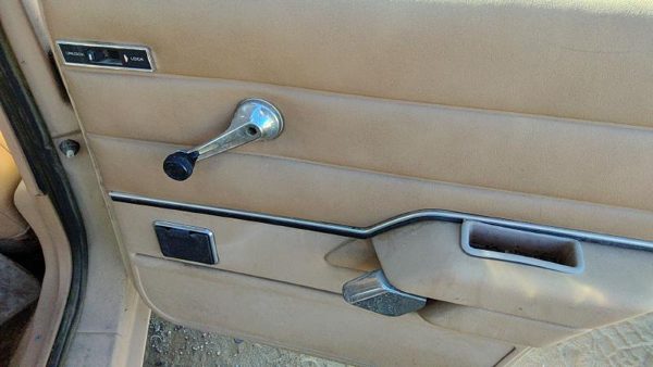 84-87 Ford Tempo Passenger Right Rear Door Trim Panel Manual Windows Back Tan — photo 6