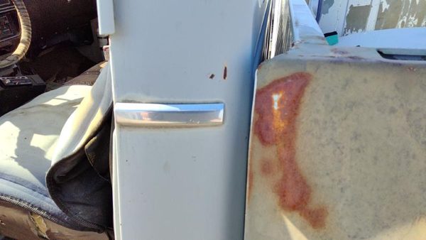1981-1993 Dodge D350 Driver Left Rear Chrome Moulding On Cab Corner Oem — photo 1