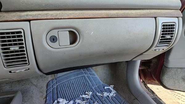 96-99 Olds 88 Glove Box Assembly Complete Door With Latch Oem Gray — photo 3