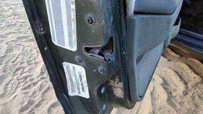 1982-1991 Pontiac 6000 Driver Left Front Door Latch With Rods/Cables Oem