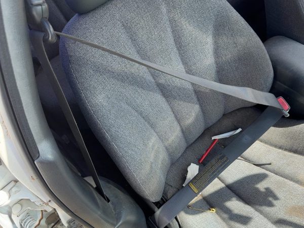 01-02 Cavalier Passenger Right Front Seat Belt Retractor Shoulder Graphite 12C — photo 2