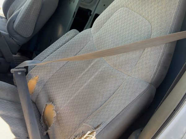 98-02 Express 2500 Driver Left Front Seat Belt Retractor Oem Shoulder Grey 92G — photo 2