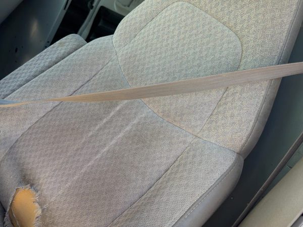 98-02 Express 2500 Driver Left Front Seat Belt Retractor Oem Shoulder Grey 92G — photo 7