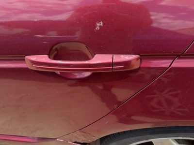 2004-2008 Acura Tl Driver Left Rear Outside Door Handle Oem Back Redondo Red