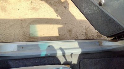 1985-1991 Olds 88 Passenger Right Lower Kick Trim Panel Oem Gray