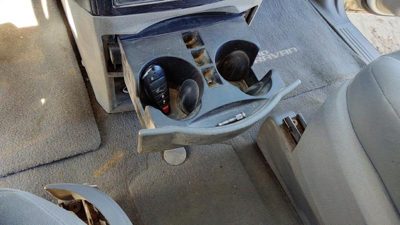 2008-2010 Dodge Grand Caravan Slide Out Dash Mounted Cup Holder Assembly Gray Ds