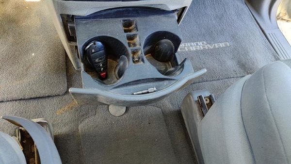 2008-2010 Dodge Grand Caravan Slide Out Dash Mounted Cup Holder Assembly Gray Ds — photo 3