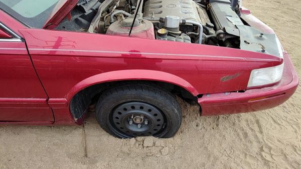 1992-2002 Cadillac Eldorado Passenger Right Front Fender Oem Crimson Red 86U — photo 3
