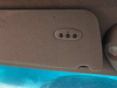 2000-2002 Ford Expedition Driver Left Sun Visor Oem Gray 12 Yl1Z7804105Aaa