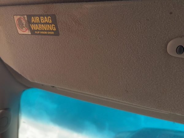 2000-2002 Ford Expedition Driver Left Sun Visor Oem Gray 12 Yl1Z7804105Aaa — photo 2