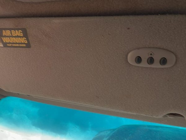 2000-2002 Ford Expedition Driver Left Sun Visor Oem Gray 12 Yl1Z7804105Aaa — photo 7