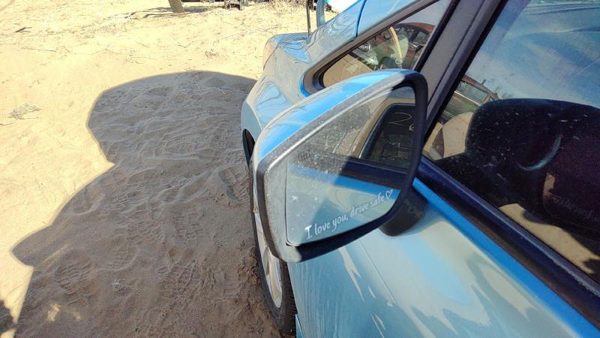 2015-2017 Nissan Versa Note Driver Left Power Side Mirror Door Mounted Blue Rbe — photo 6