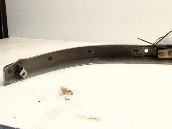 70-73 Nissan Datsun 240Z Chrome Rear Bumper Assembly With Moulding - Some Bent — photo 6