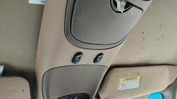 98-02 Lincoln Navigator Center Overhead Console Dome Light Map Lamp Cubby Tan Kx — photo 3