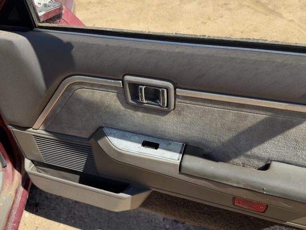87 Maxima Passenger Right Front Door Trim Panel With Switches 4 Door Sedan Gray — photo 3