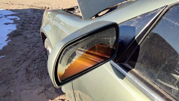 2005-2007 Cadillac Sts Driver Left Side Mirror Door Mounted Oem Green 92U — photo 4