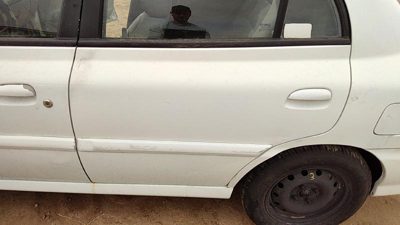 2002 Kia Rio Rear Door LH White