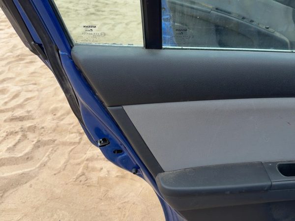 11-12 Sentra Driver Left Rear Door Trim Panel With Switches Back Charcoal X — photo 3