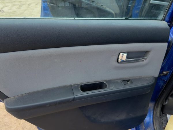 11-12 Sentra Driver Left Rear Door Trim Panel With Switches Back Charcoal X — photo 4