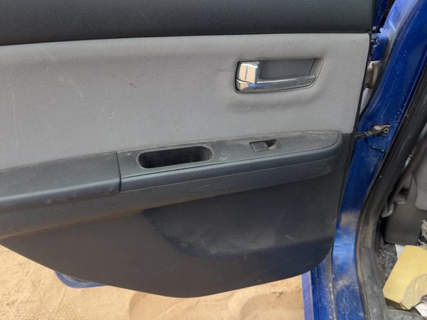 11-12 Sentra Driver Left Rear Door Trim Panel With Switches Back Charcoal X — photo 6